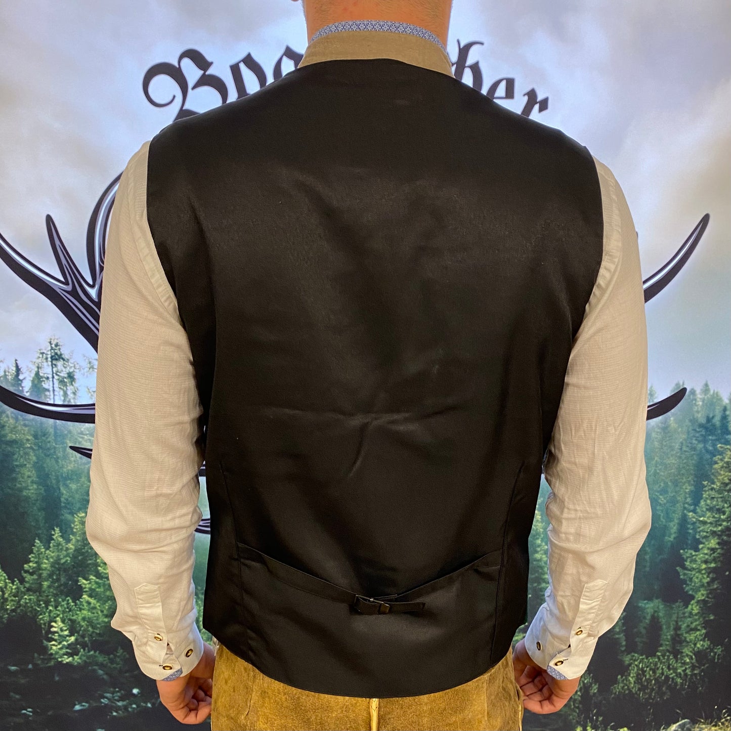 Weste Dunkelgrau/Grün