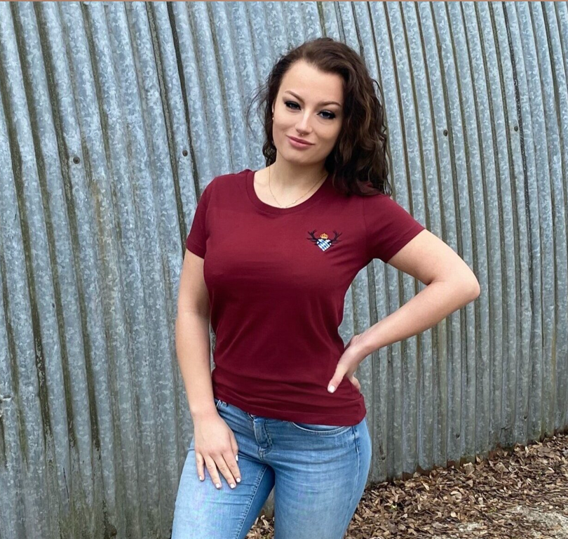 Damen T-Shirt Graf Toerring Rückenlogo Gr.S