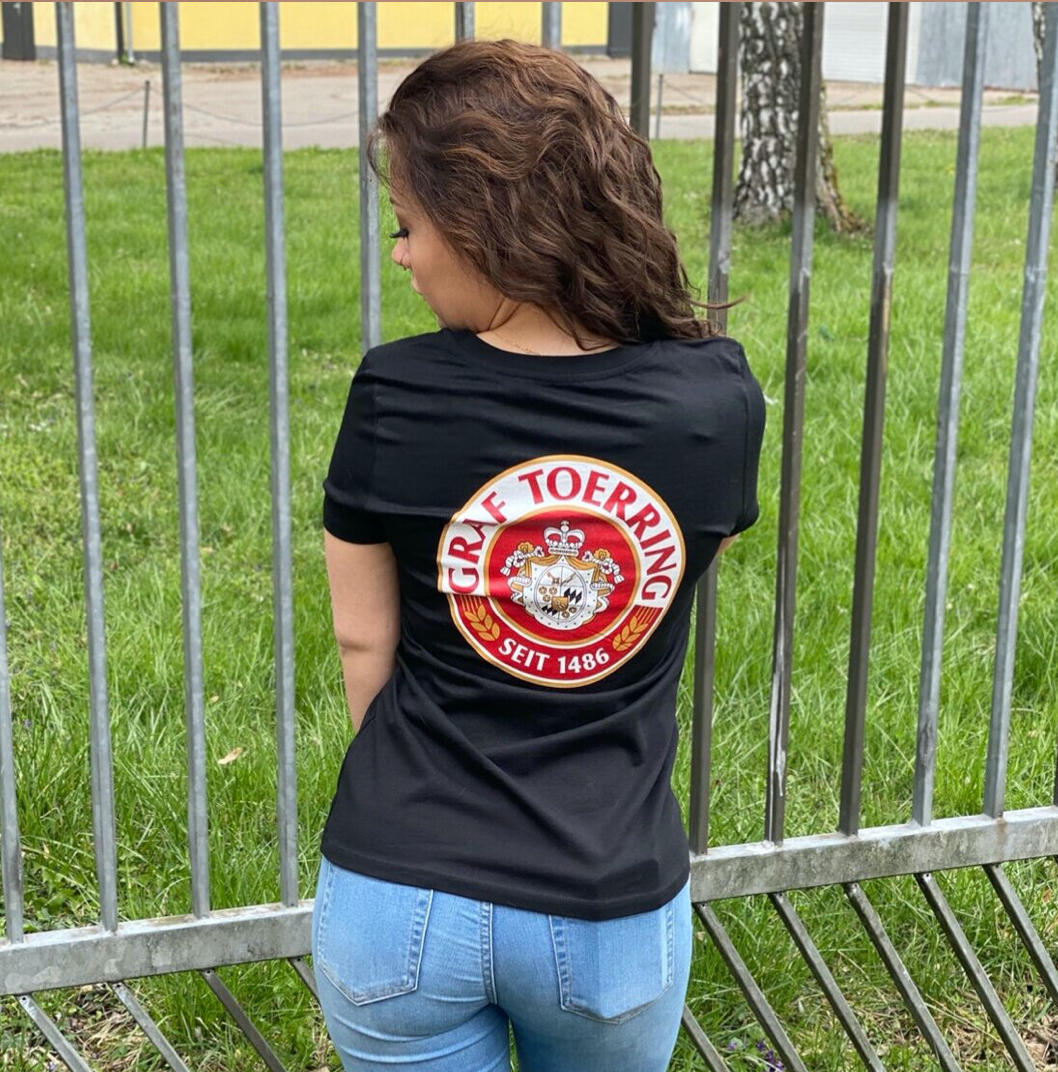 Damen T-Shirt Graf Toerring Rückenlogo Gr.S