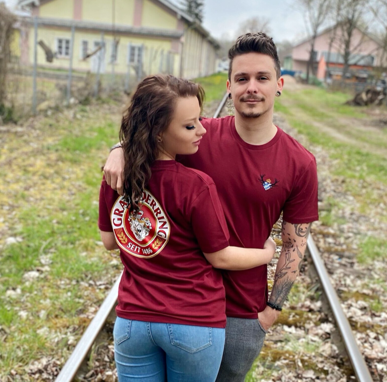 Unisex T-Shirt Graf Toerring Rückenlogo Gr.S und Gr.XXL