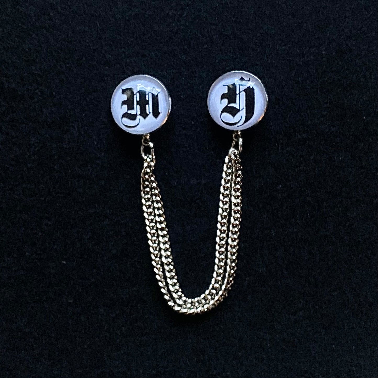 Leibal-Kette mit 2 Initialen