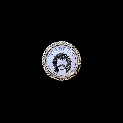 Pin Weiss der Geier