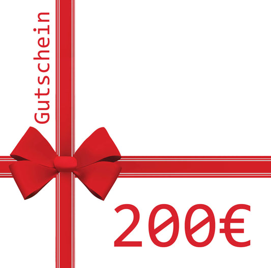 200 Euro Geschenkgutschein