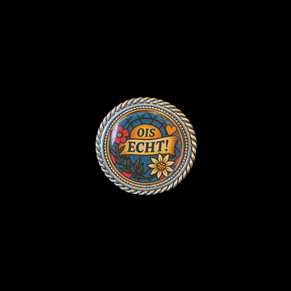 Pin Ois echt! (Edelweiß)