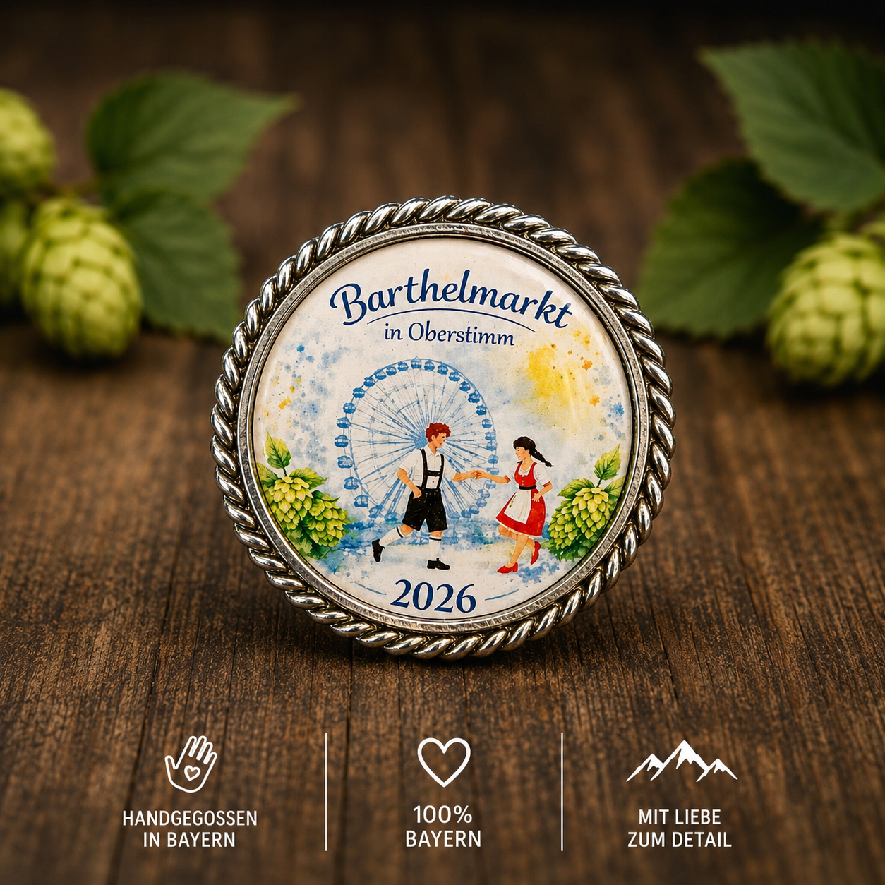 Pin Barthelmarkt in Oberstimm 2026