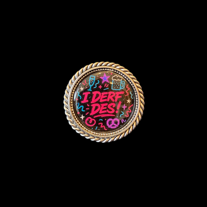 Pin I derf des! (Neon)