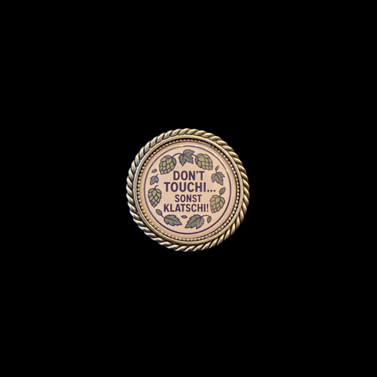 Pin Don‘t touchi…sonst klatschi!
