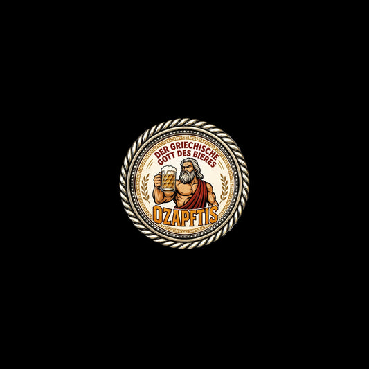Pin Der griechische Gott des Bieres Ozaptis