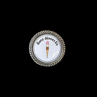 Pin Ganz dünnes Eis