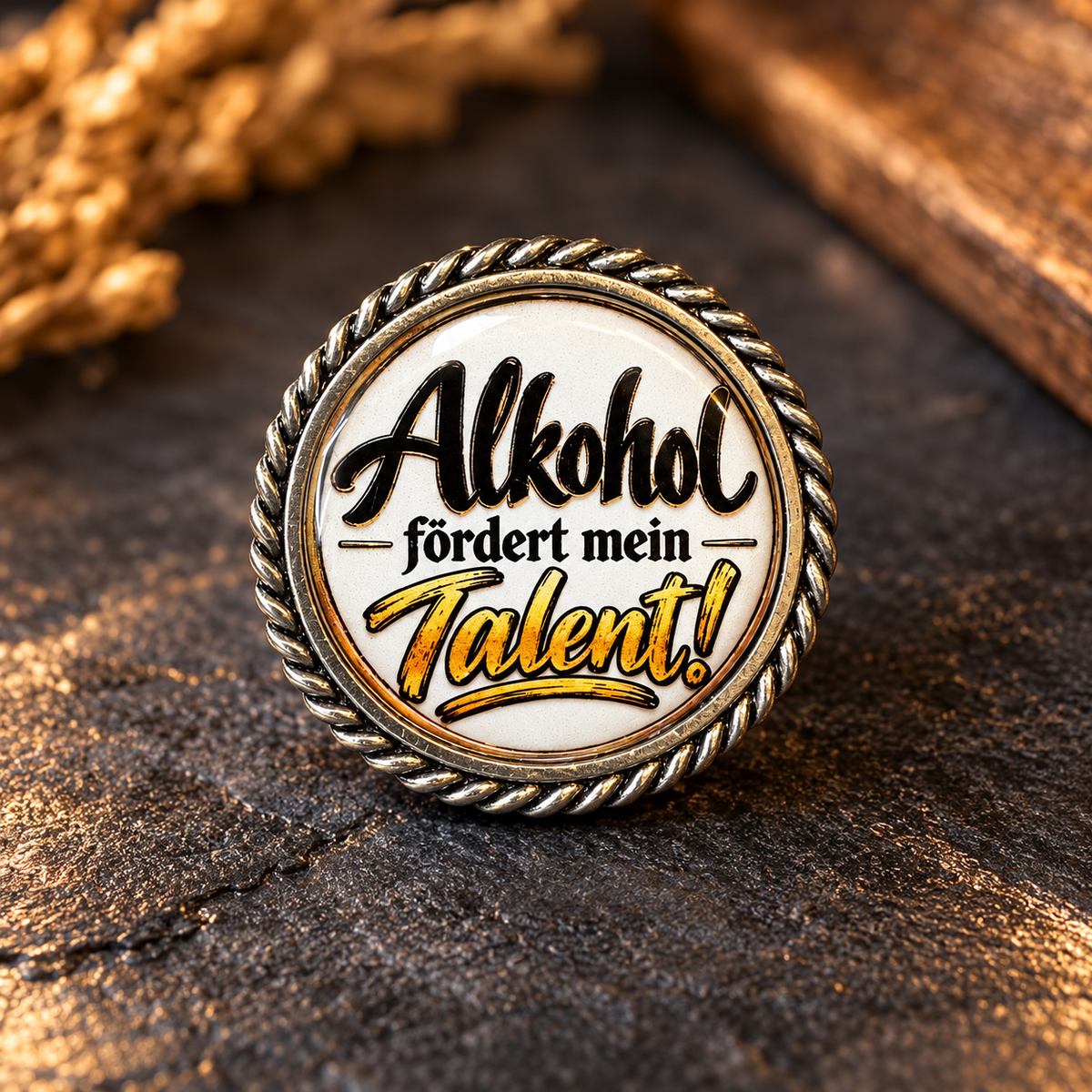 Pin Alkohol fördert mein Talent!