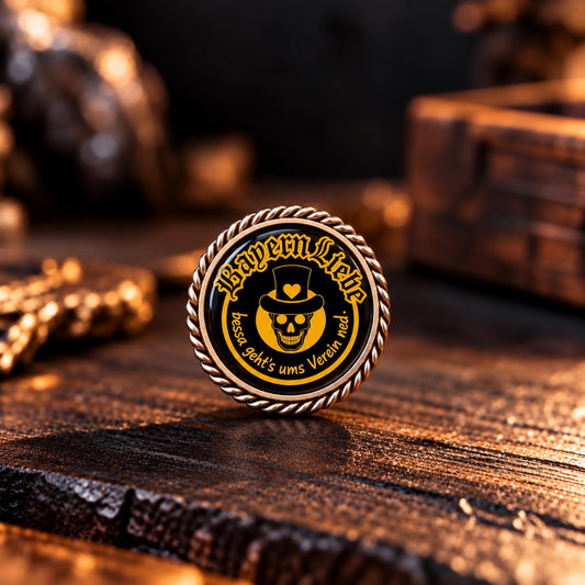 Pin Röhrlbräu Bayern Liebe (Schwarz)