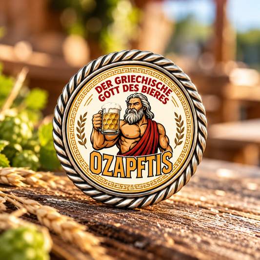 Pin Der griechische Gott des Bieres Ozaptis