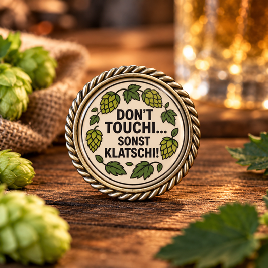 Pin Don‘t touchi…sonst klatschi!