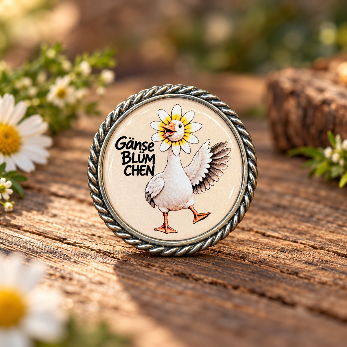 Pin Gänseblümchen