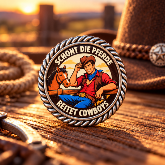Pin Schont die Pferde reitet Cowboys