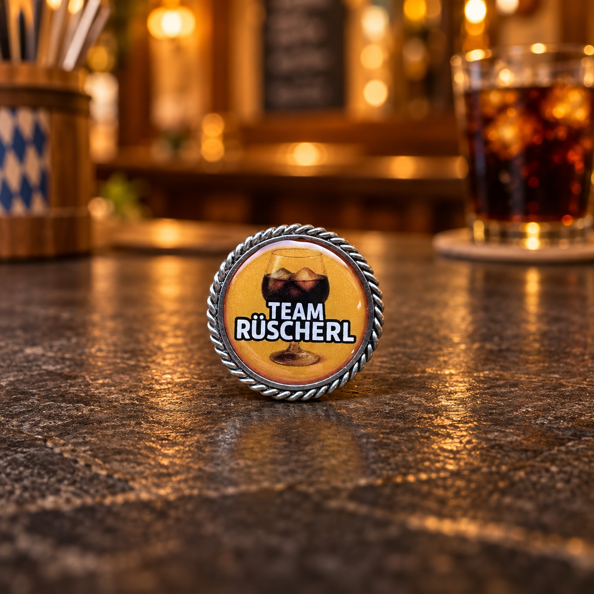 Pin Team Rüscherl