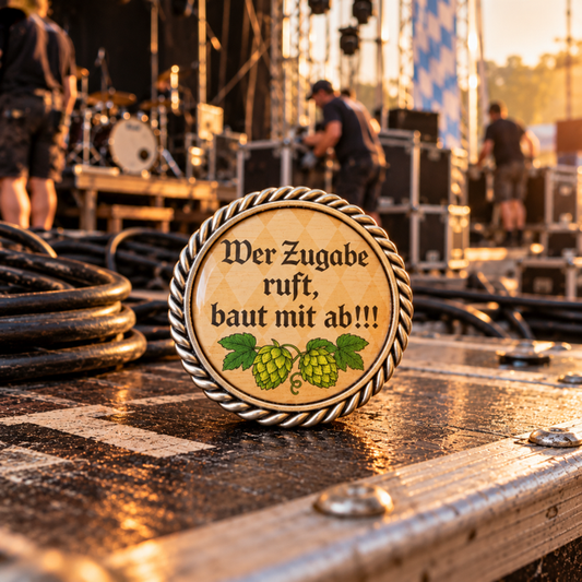 Pin Wer Zugabe ruft, baut mit ab!