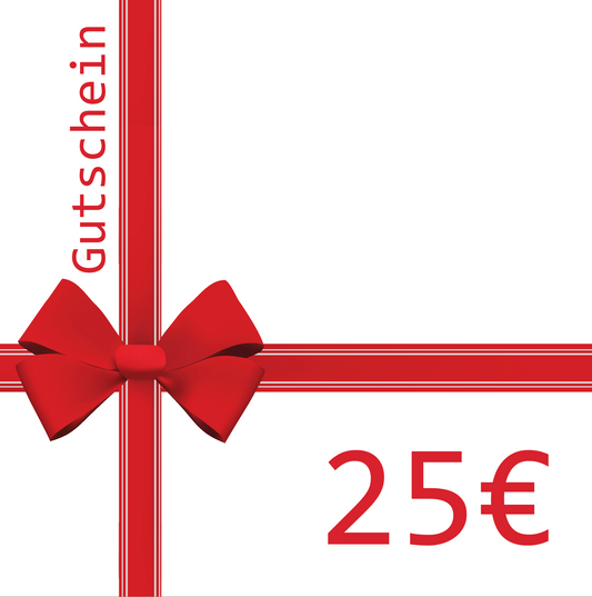 25 Euro Geschenkgutschein
